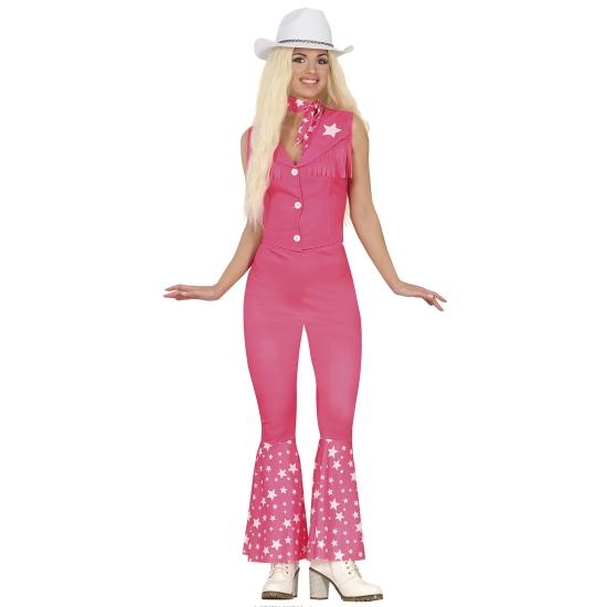 Fato de Barbie Cowgirl Rosa para Mulher Fato de Barbie Cowgirl Rosa para Mulher
