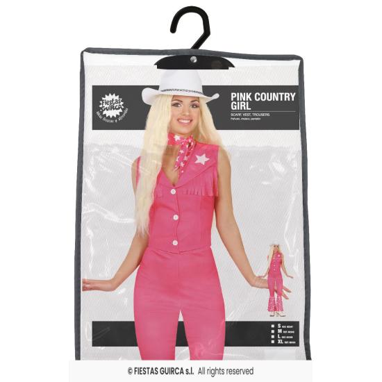 Fato de Barbie Cowgirl Rosa para Mulher Fato de Barbie Cowgirl Rosa para Mulher