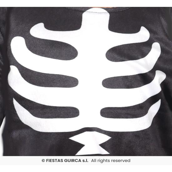 Fantasia de bebê esqueleto do Mickey Mouse com chapéu e macacão Fantasia de bebê esqueleto do Mickey Mouse com chapéu e macacão