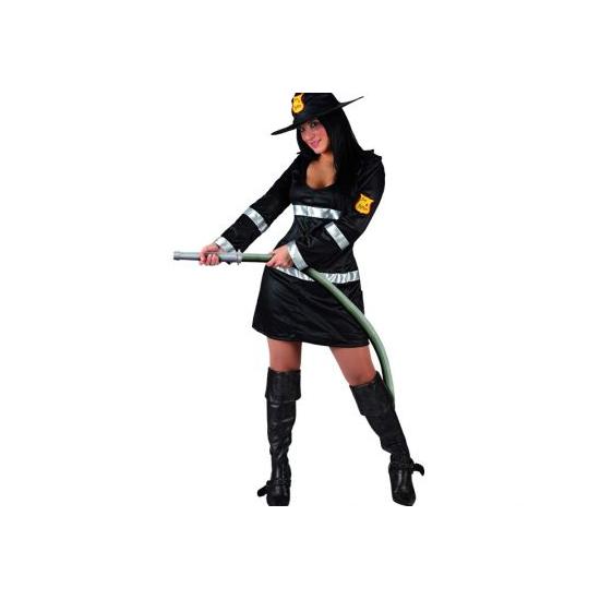 FATO DE BOMBEIRO PRETO TAMANHO XL