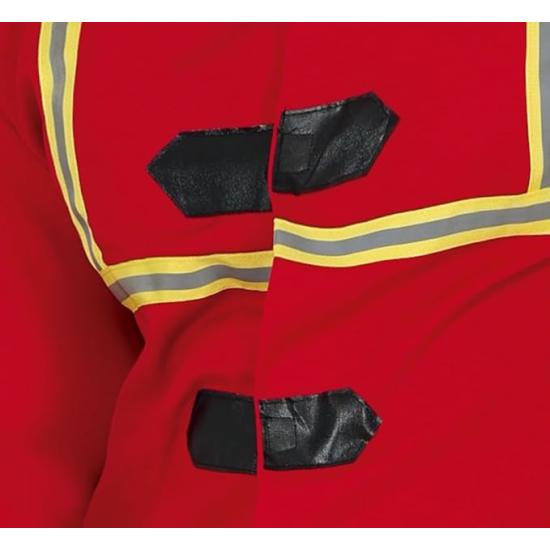 Fantasia de bombeiro adulto com mangueira