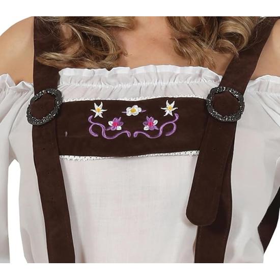 Traje bávaro com calças premium para mulheres