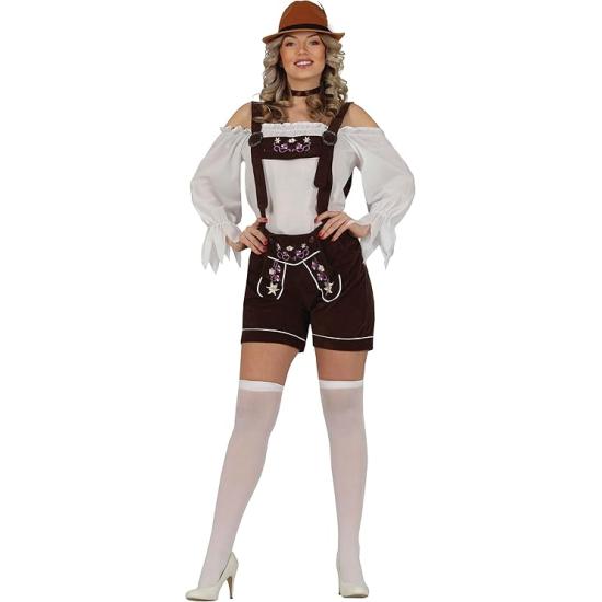 Traje bávaro com calças premium para mulheres