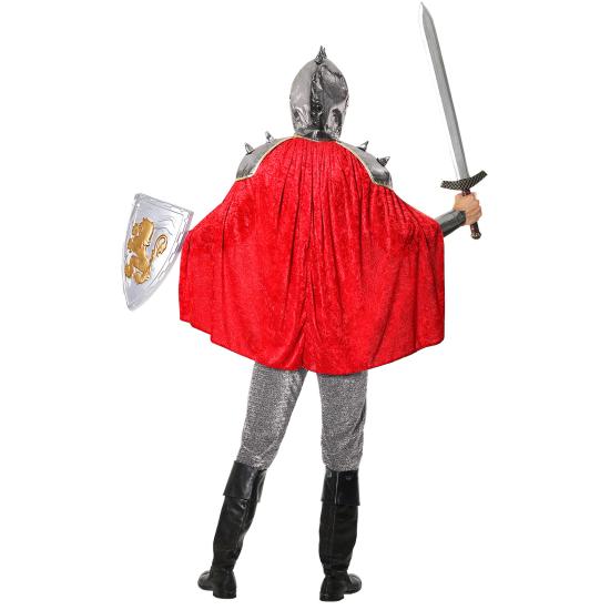 Fato de Cavaleiro da Idade Média para adulto
