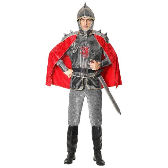 Fato de Cavaleiro da Idade Média para adulto