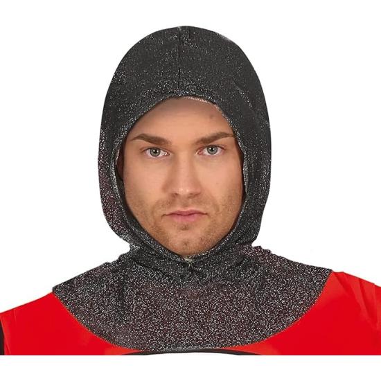 Traje de cavaleiro medieval vermelho para homens adultos **