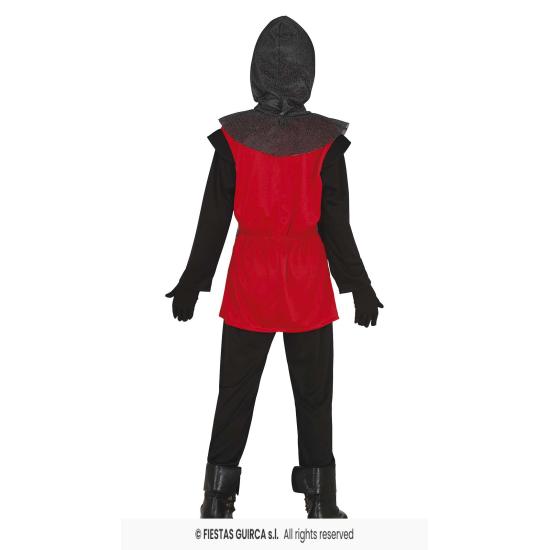 Fato medieval da corte do rei para criança