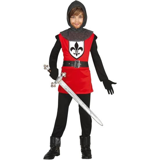 Fato medieval da corte do rei para criança