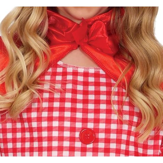 Fantasia de Chapeuzinho Vermelho para Crianças – Vestido, Capa e Avental