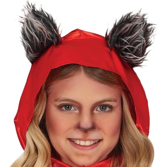 Fantasia de Chapeuzinho Vermelho para Crianças – Vestido, Capa e Avental