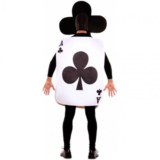 Fato de cartão Alice de Ás de Paus para adulto