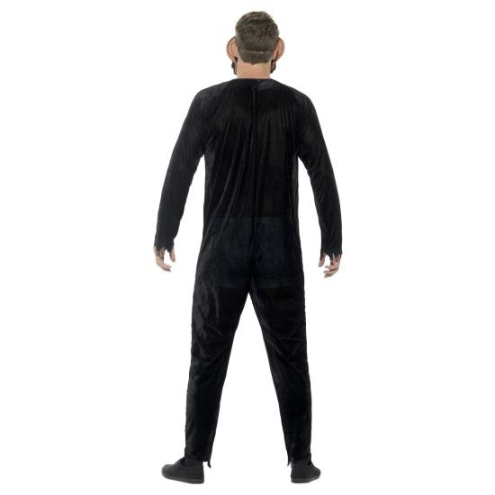 Fantasia adulta de chimpanzé zumbi de luxo