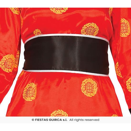 Fantasia de tangerina vermelha chinesa para mulheres