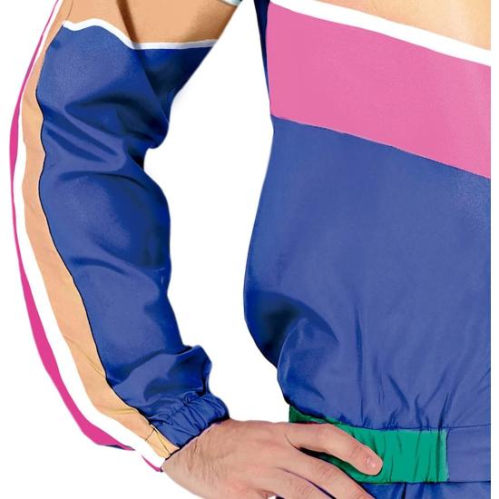 Fato de treino de ginasta dos anos 80 para homens adultos **