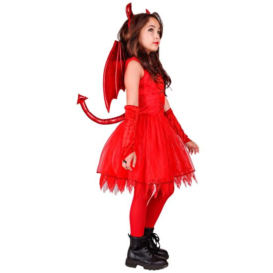 Fato de Asas do Diabo para menina