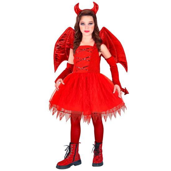 Fato de Asas do Diabo para menina