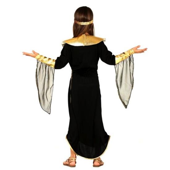 Fato de egípcio preto para menina