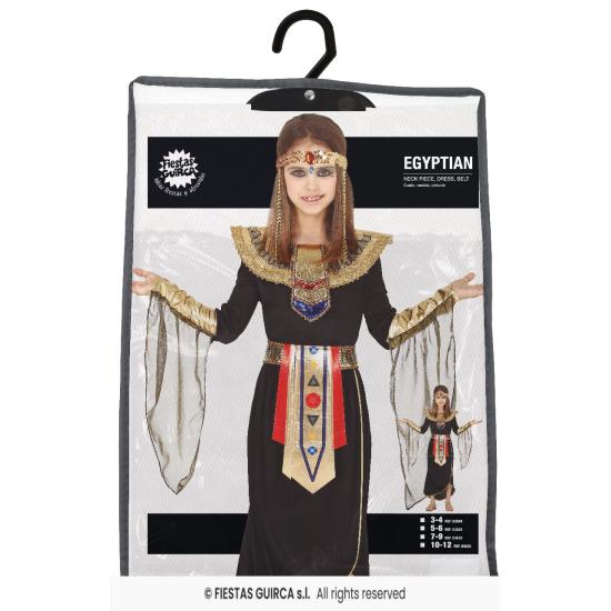 Fato de egípcio preto para menina