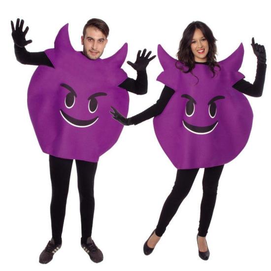 Fantasia de Emoticon impertinente tamanho único Fantasia de Emoticon impertinente tamanho único