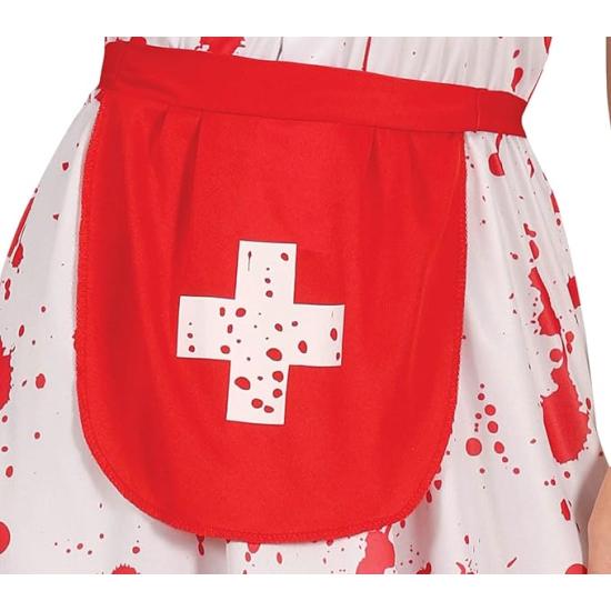 Fantasia de enfermeira zumbi ambulante