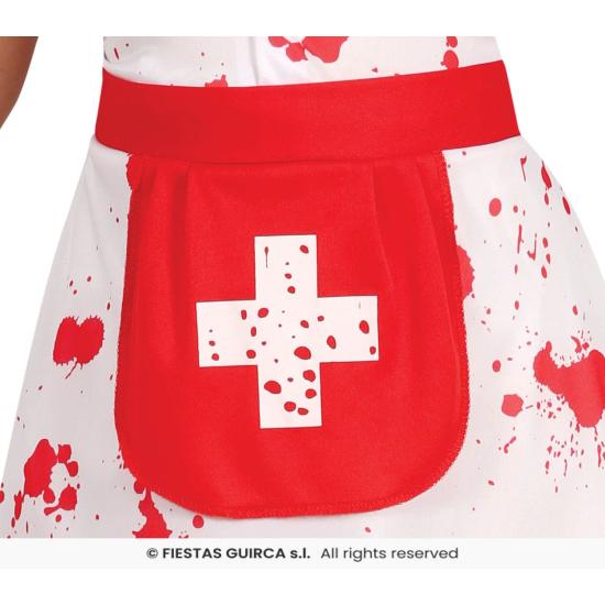 Fato de enfermeira sangrenta para menina Fato de enfermeira sangrenta para menina