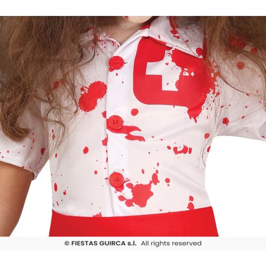Fato de enfermeira sangrenta para menina Fato de enfermeira sangrenta para menina