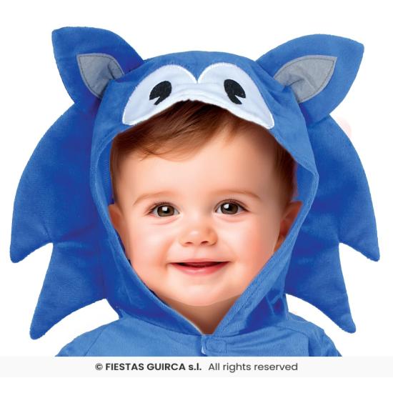 Fantasia de Ouriço Azul Bebê (Bebê Sonic)