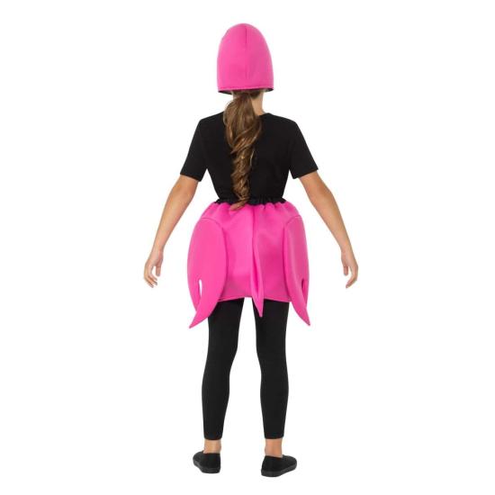 Fato de flamenco rosa tamanho criança