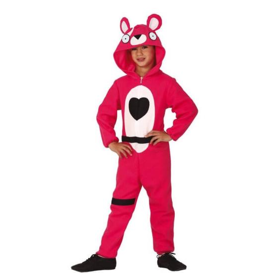 Fato de Urso Rosa Fortnite para criança Fato de Urso Rosa Fortnite para criança