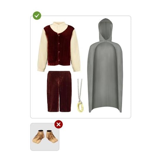 Fantasia de Frodo - O Senhor dos Anéis Oficial para Homens