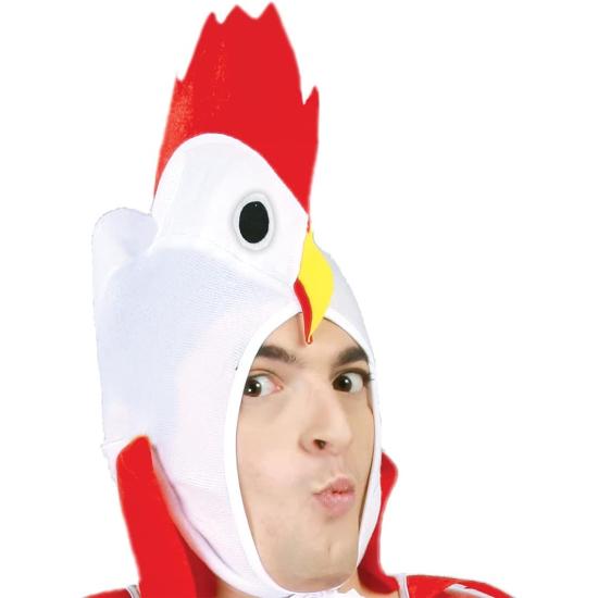 Fato de galinha branca para adulto