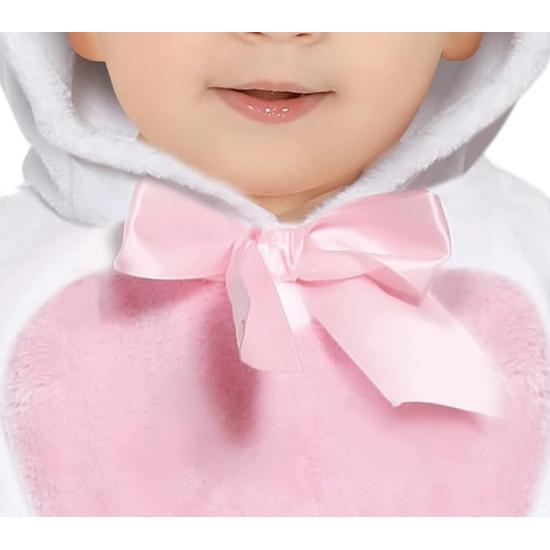 Fantasia de Gatinho Rosa - Macacão Rosa com Capuz de Gato e Tutu para Bebê **