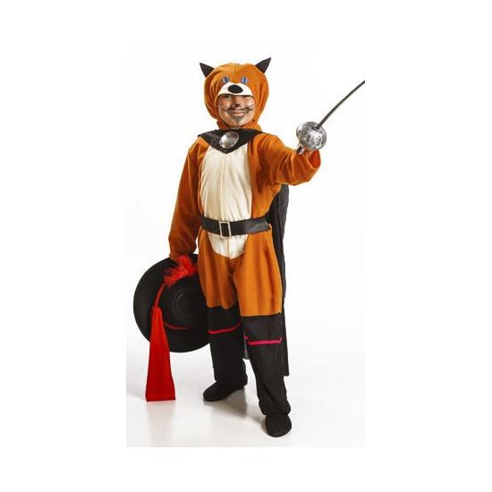 Fantasia infantil de Gato de Botas.