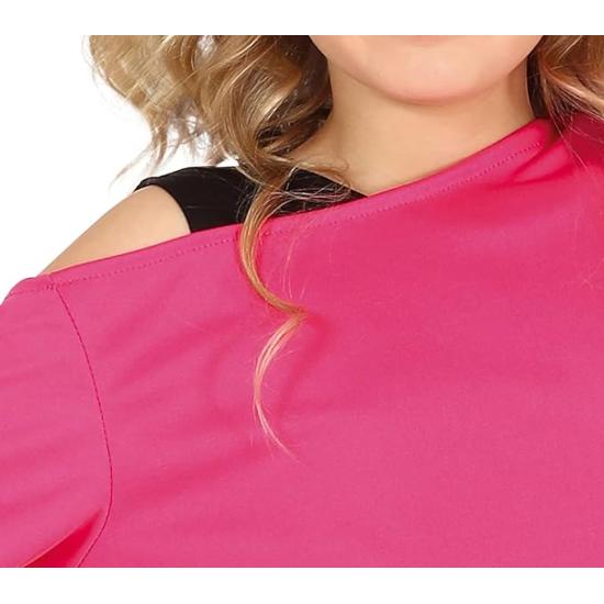 Fantasia de ginasta dos anos 90 para menina