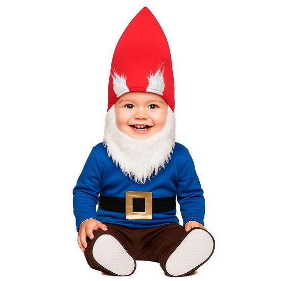 Fantasia de bebê David, o gnomo