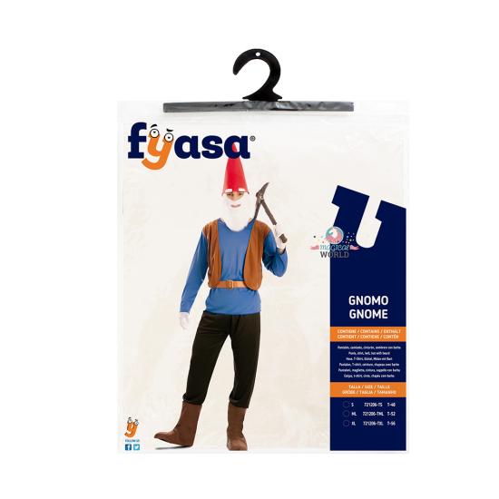 Fantasia de gnomo masculino David, o Gnomo