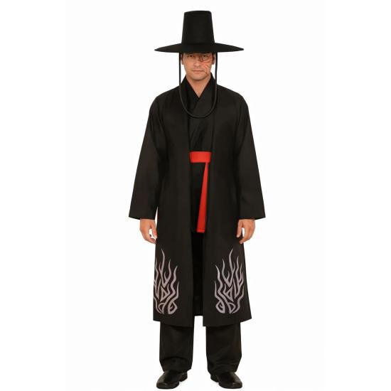 Fantasia masculina de guerreiro demoníaco Jinu do K-Pop