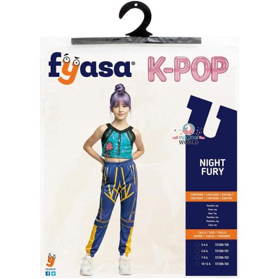 Fantasia de Guerreiro K-Pop Fúria da Noite