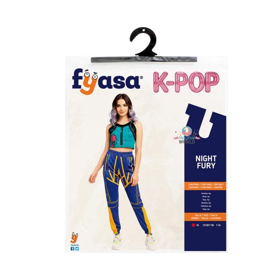 Fantasia de Guerreiro K-Pop Fúria da Noite