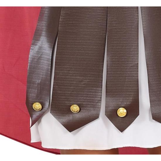 Traje de guerreira feminina com capa