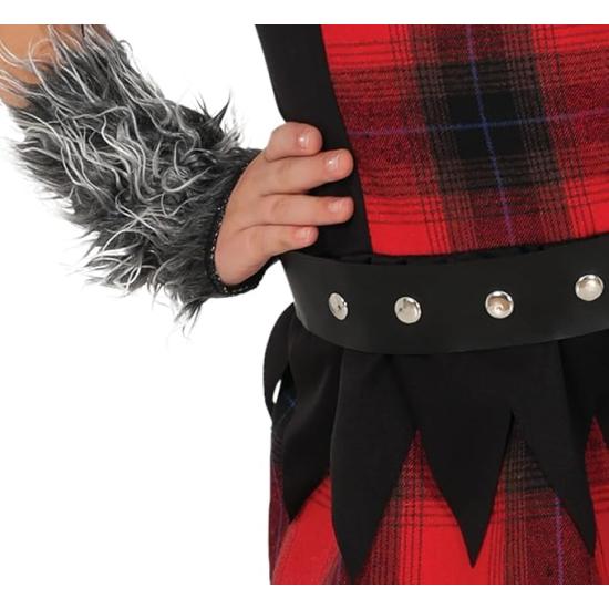 Fantasia de Lobisomem Infantil para Meninas