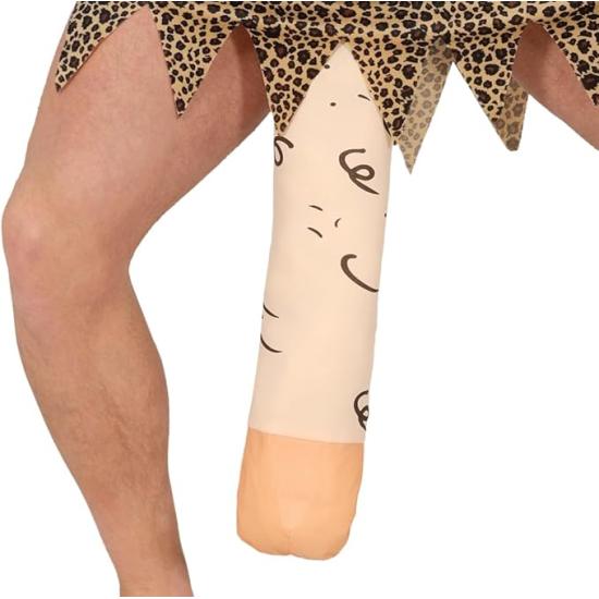 Fantasia de Homo Erectus Adulto – Vestido, Cinto e Acessório Divertido