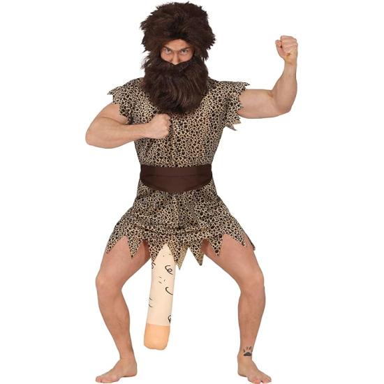 Fantasia de Homo Erectus Adulto – Vestido, Cinto e Acessório Divertido