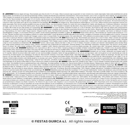 Disfraz de indio apache para bebé