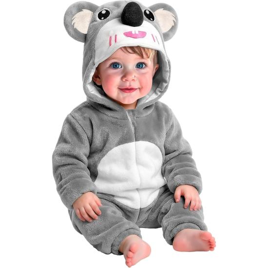 Fantasia de coala para bebês e crianças pequenas