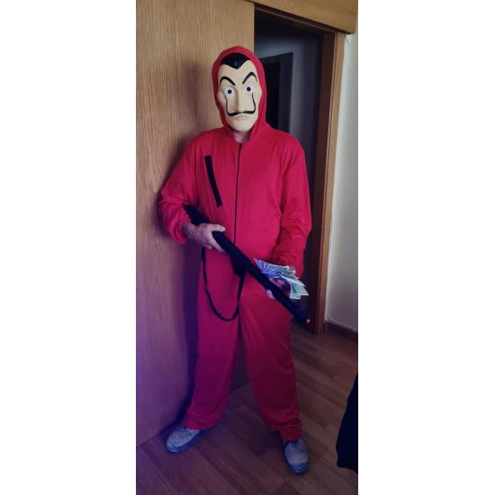 Fantasia La Casa de Papel Ladrão tamanho adulto