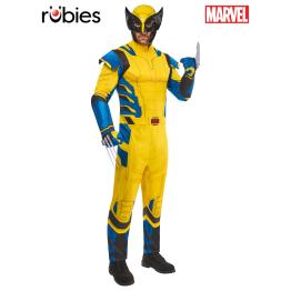 Fato de Wolverine Marvel de luxo para adulto