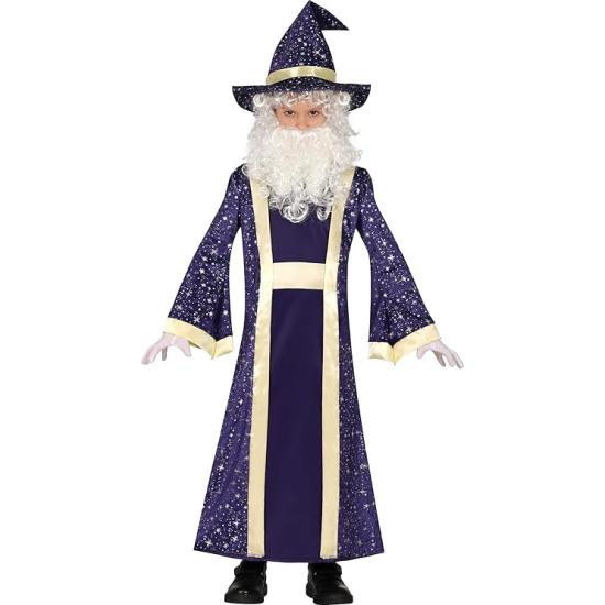 Fantasia de bruxo de conto de fadas para meninos – cinto, chapéu e túnica
