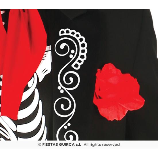 Fato de esqueleto Mariachi para menino