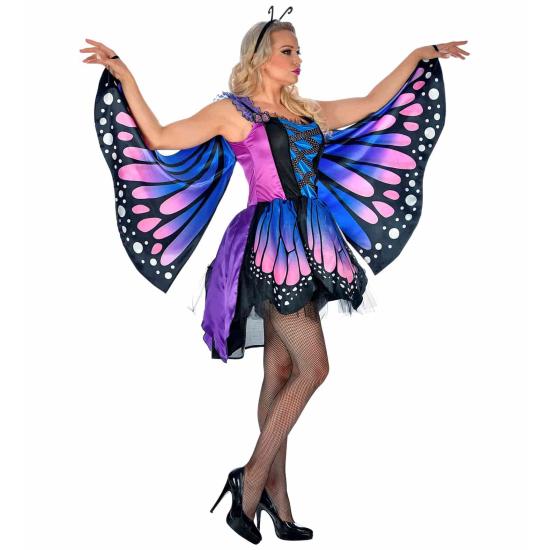 Fantasia de borboleta colorida para adulto